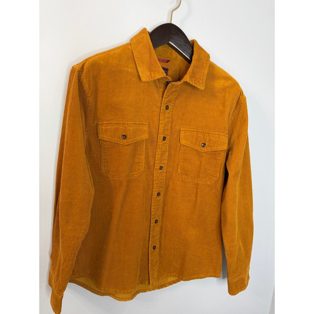 Untuckit Corduroy Utility Shirt Button Doen Men's L Ora Preppy - Picture 7 of 11